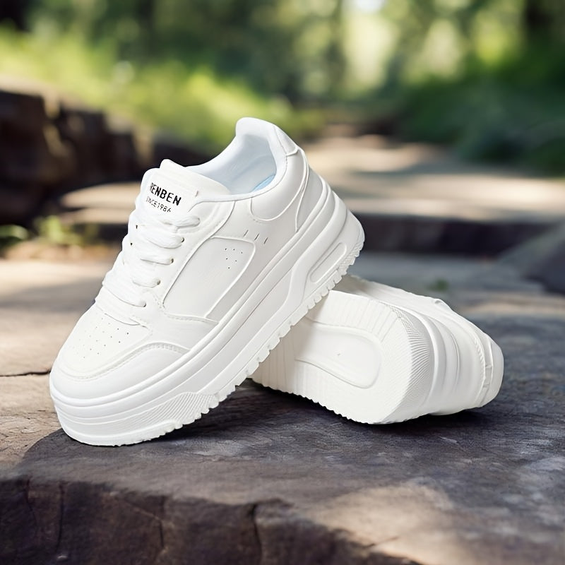 Женские белые дышащие кроссовки для бега, повседневной носки и гольфа
