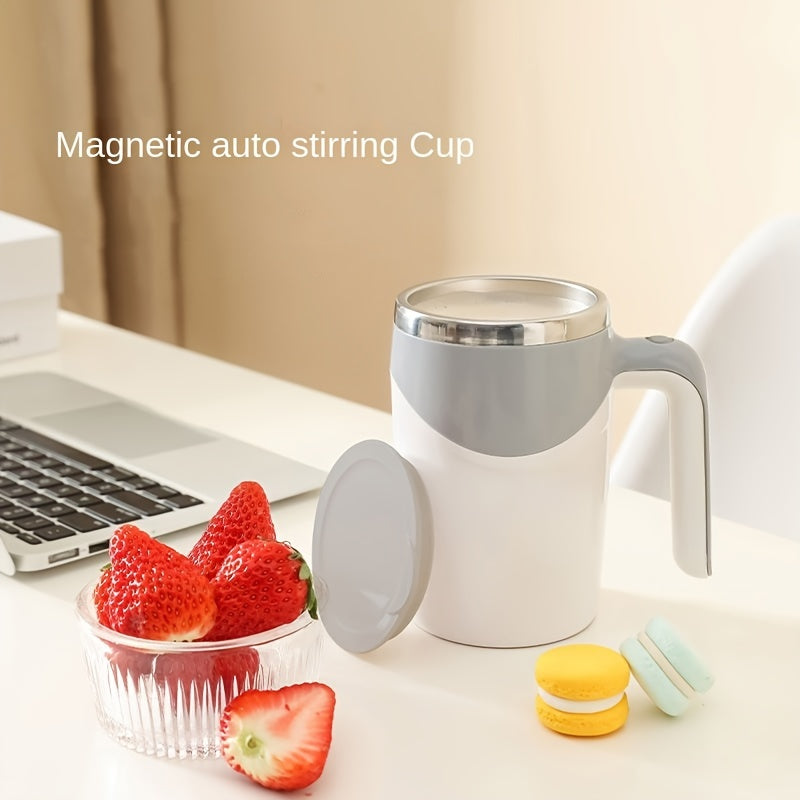 Automatic Rotating Water Cup Stainless Steel Coffee Mug with Mixing Function