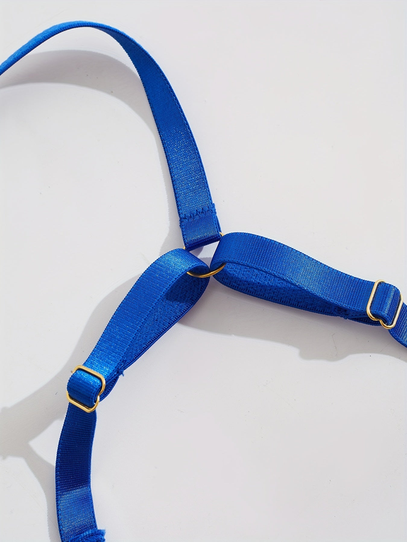 Women’s Lace Mesh Open Cup Lingerie Set with Adjustable Straps