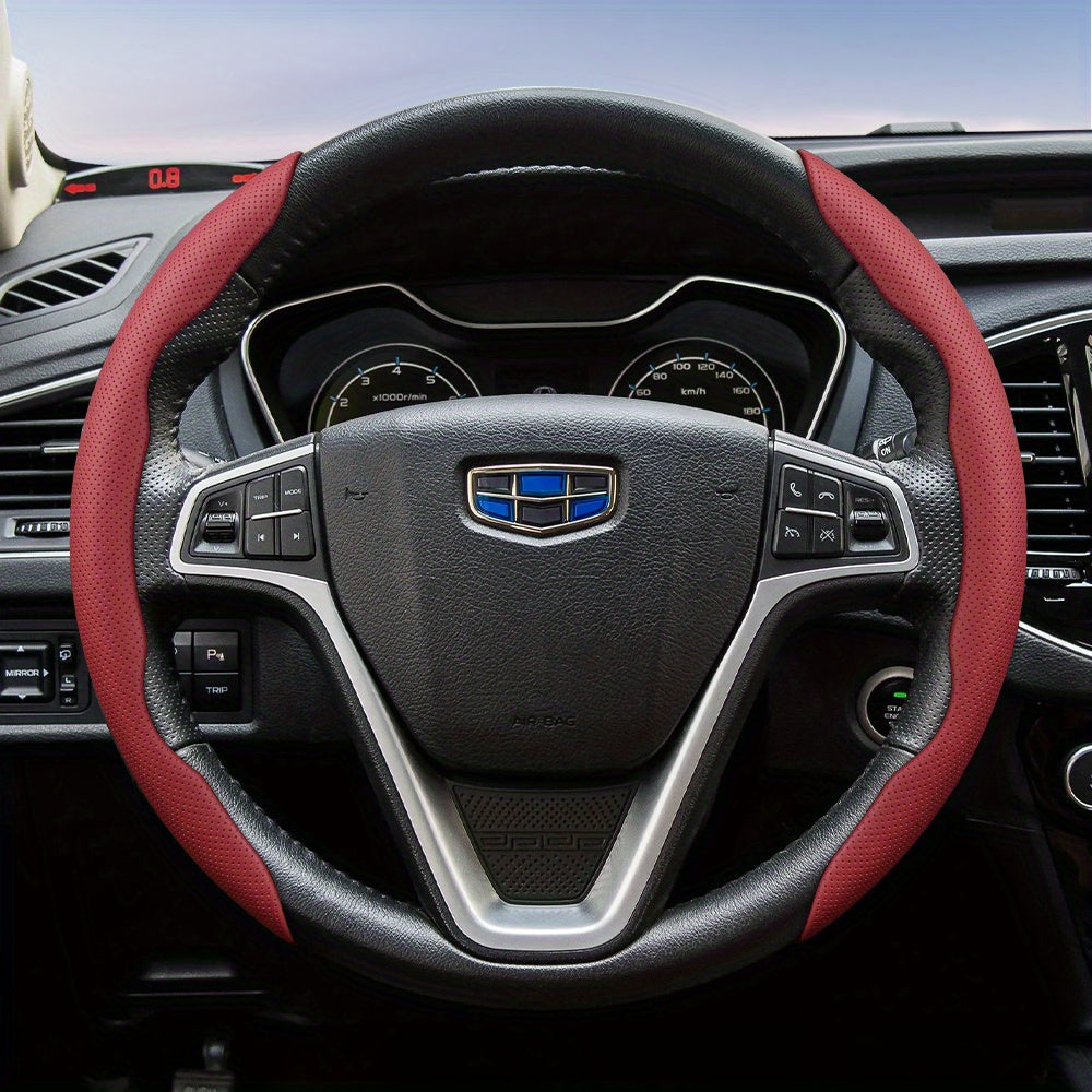 Foam/Leather Steering Wheel Cover Non-Slip Breathable Universal 2-3 Pieces