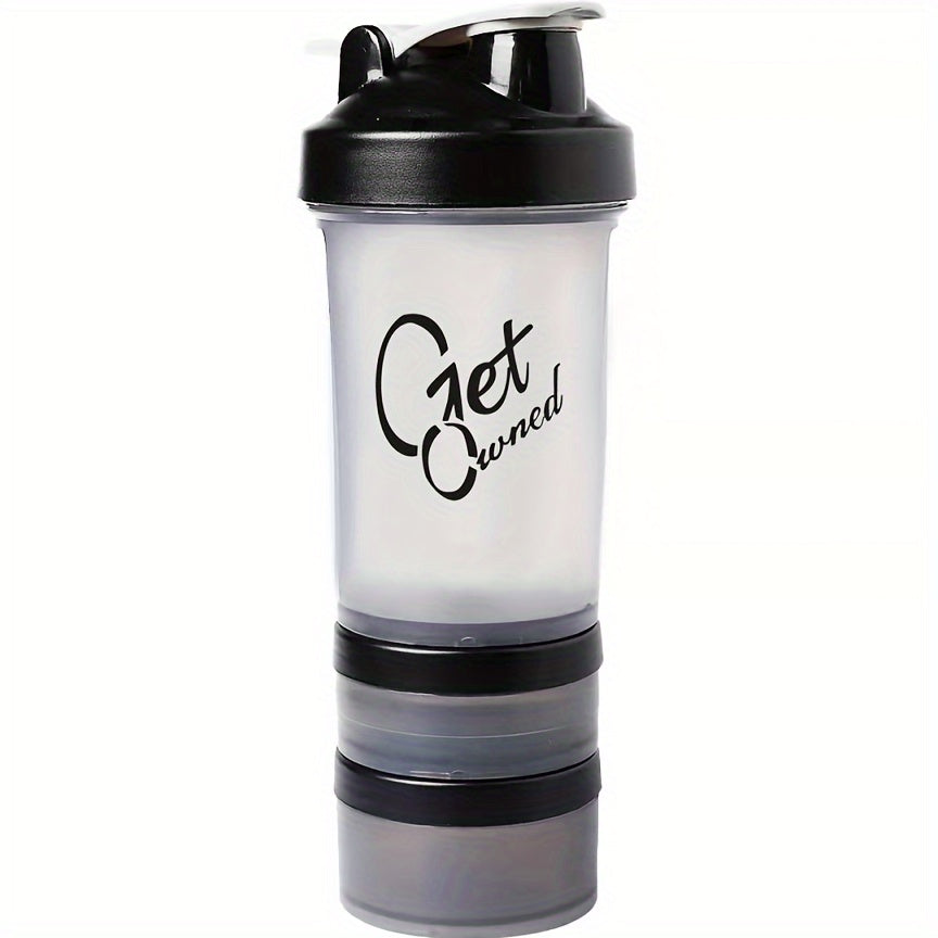 Plastic BPA-Free Protein Shaker Bottle for Fitness and Holidays 20oz