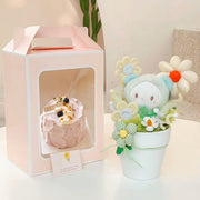 2 Cake Boxes with Clear Windows for Baked Goods Pastries and Party Favors