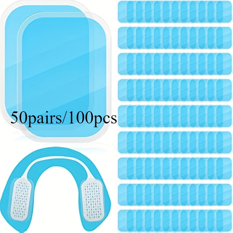 100 dona EMS massaj plashlari mashq trenerlari uchun, qayta ishlatiladigan, quvvat talab qilmaydi