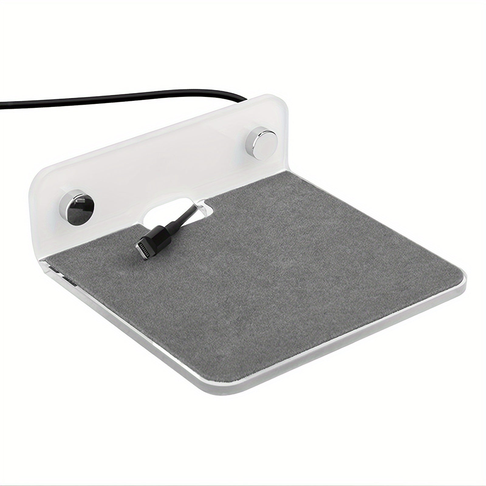 Floating Wall Shelf with Anti-Slip Pad for Wireless Speakers and Decor