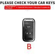 Car Key Cover Zinc Alloy Black Fob Shell for SUV with Logo Durable Washable