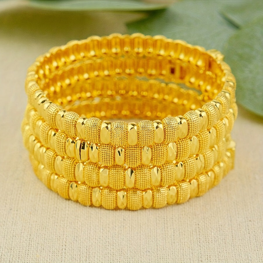 4 ta zamonaviy no'xat dizaynli ayollar uchun suv o'tkazmaydigan bilakuzuklar to'plami - kelinlar, eng yaqin do'stlar, opa-singillar va oilaviy yig'ilishlar uchun mukammal sovg'alar