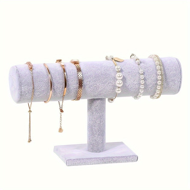 Soporte de exhibición de joyería de madera para pulseras y relojes, ovalado, multiusos, decoración para el hogar