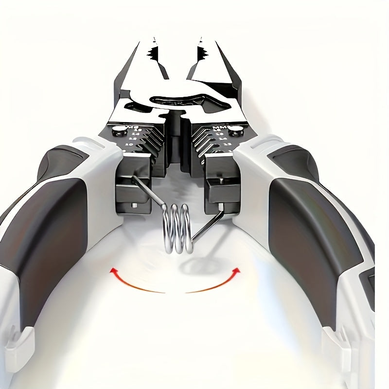 Multi-Function Wire Cutter Pliers with Automatic Stripper and PVC Handle for Automotive Maintenance