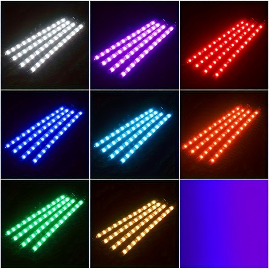 Luces de pie y música RGB LED para el interior del coche con 48 LEDs para vehículos