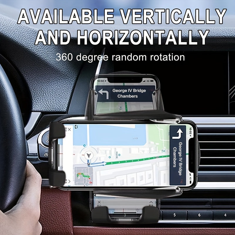 Wireless Car Charger Stand Auto Clamping Magnetic Infrared Qi Mount