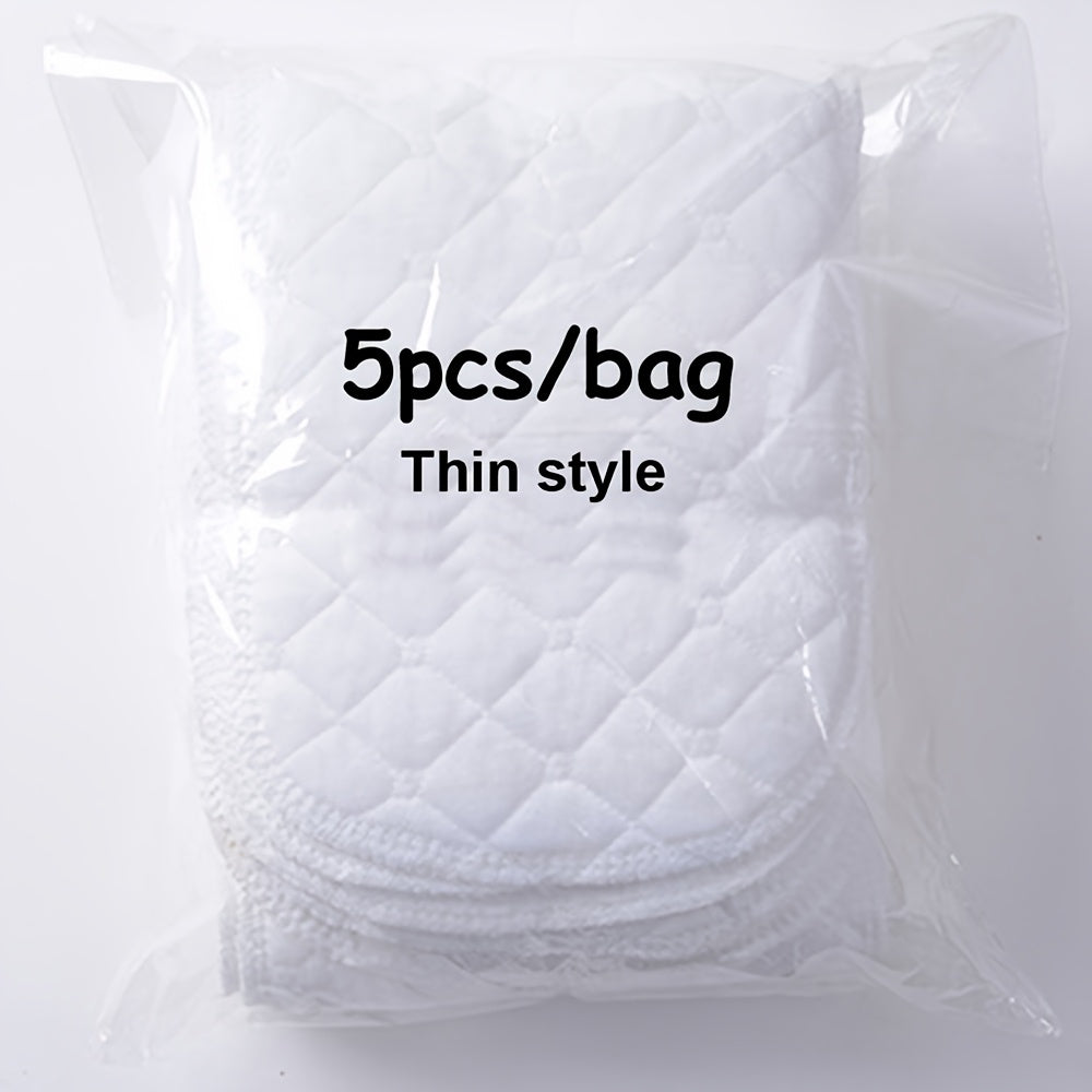 5 ta paxta oq yuviladigan va qayta ishlatiladigan ingichka va qalin pampersdan iborat sovg'a to'plami, Rojdestvo, Halloween, Thanksgiving, Yangi yil va Sevgi kuni uchun mukammal.