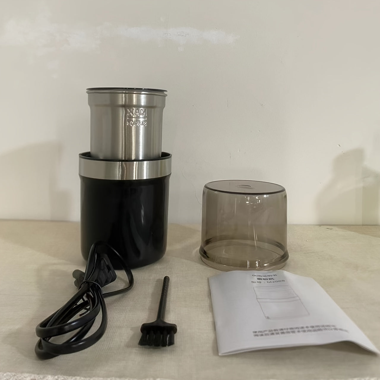 Electric Coffee Grinder Stainless Steel 200W Spice Nut Espresso