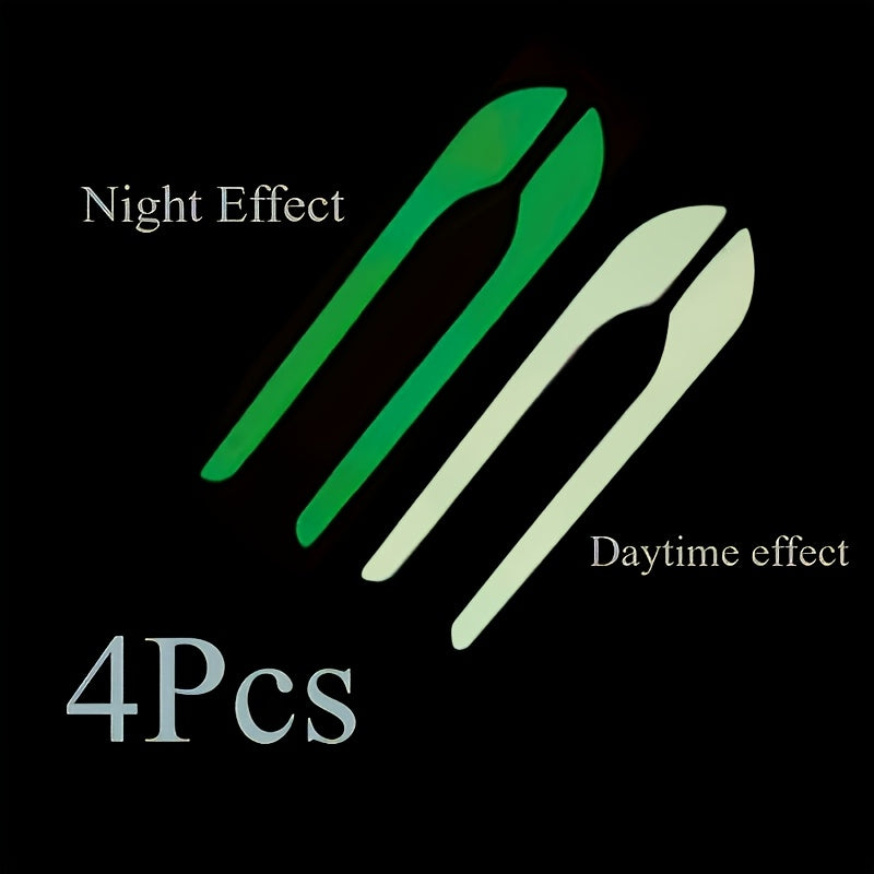 4Pcs Carbon Fiber Look Door Handle Wraps for Tesla Model 3/Y Scratch-Resistant Exterior Accessories