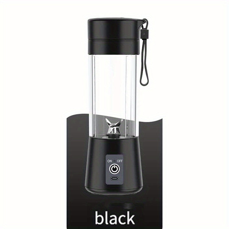 Portable Mini Blender 380ml USB Rechargeable Shakes Smoothies Ice Mixer
