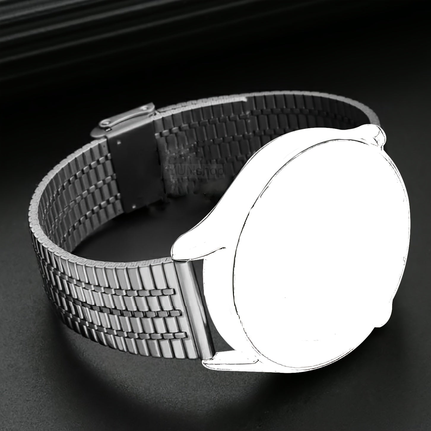 Stainless Steel Watch Band 20mm 22mm Adjustable Quick Release for Smartwatches