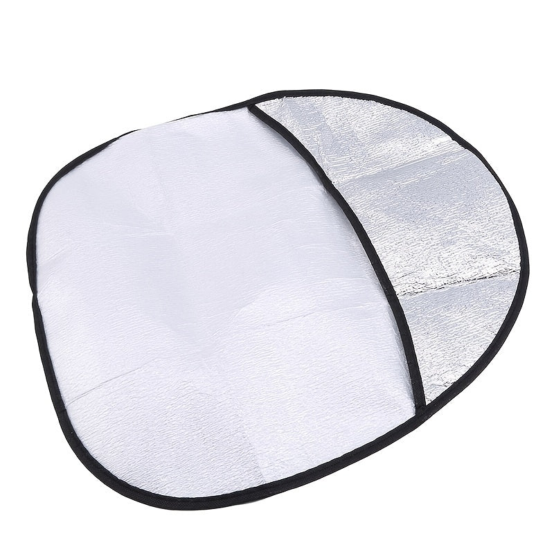Silver Acrylic Car Sunshade for Steering Wheel