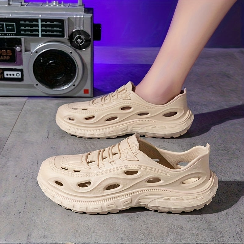 Женские летние EVA шлепанцы противоскользящие на пляж, легкие, дышащие сандалии