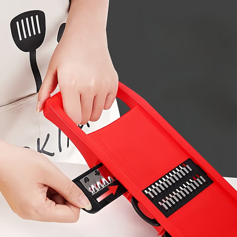 16-Piece Vegetable Shredder and Food Slicer Set with Interchangeable Blades Kitchen Utensils