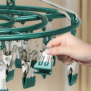 Juego de pinzas de ropa de acero inoxidable para secar calcetines, ropa interior, zapatos, multi-clip