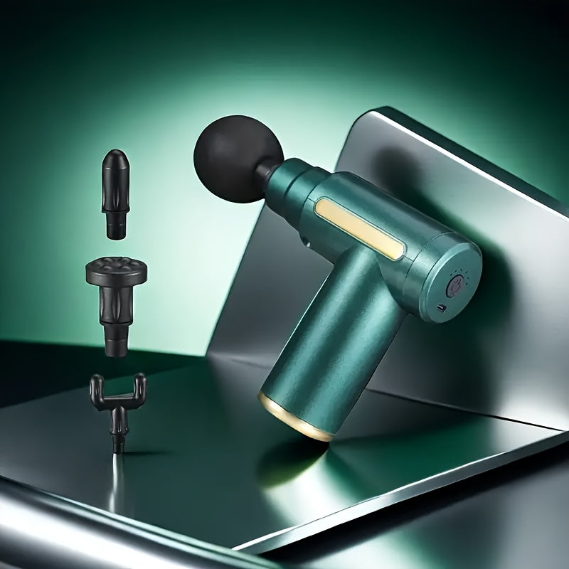 6 dona mini pro USB zaryadlanadigan massaj quroli to'plami barcha aksessuarlar bilan, turli tadbirlar uchun ideal sovg'a, litiy batareyasi bilan quvvatlanadi.