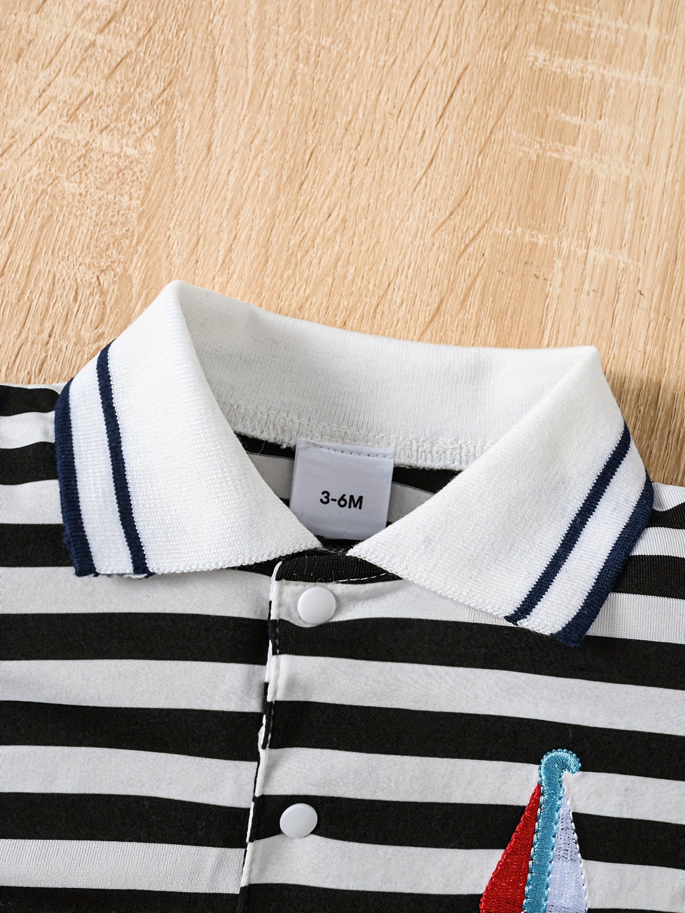 Baby Girls and Boys Summer Cotton Short Sleeve One-Piece and Crawler Suit with Half-Open Chest