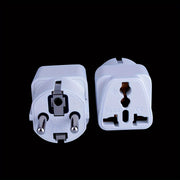 Adaptador de corriente de viaje universal US UK AU a EU con enchufe de 2 pines redondos