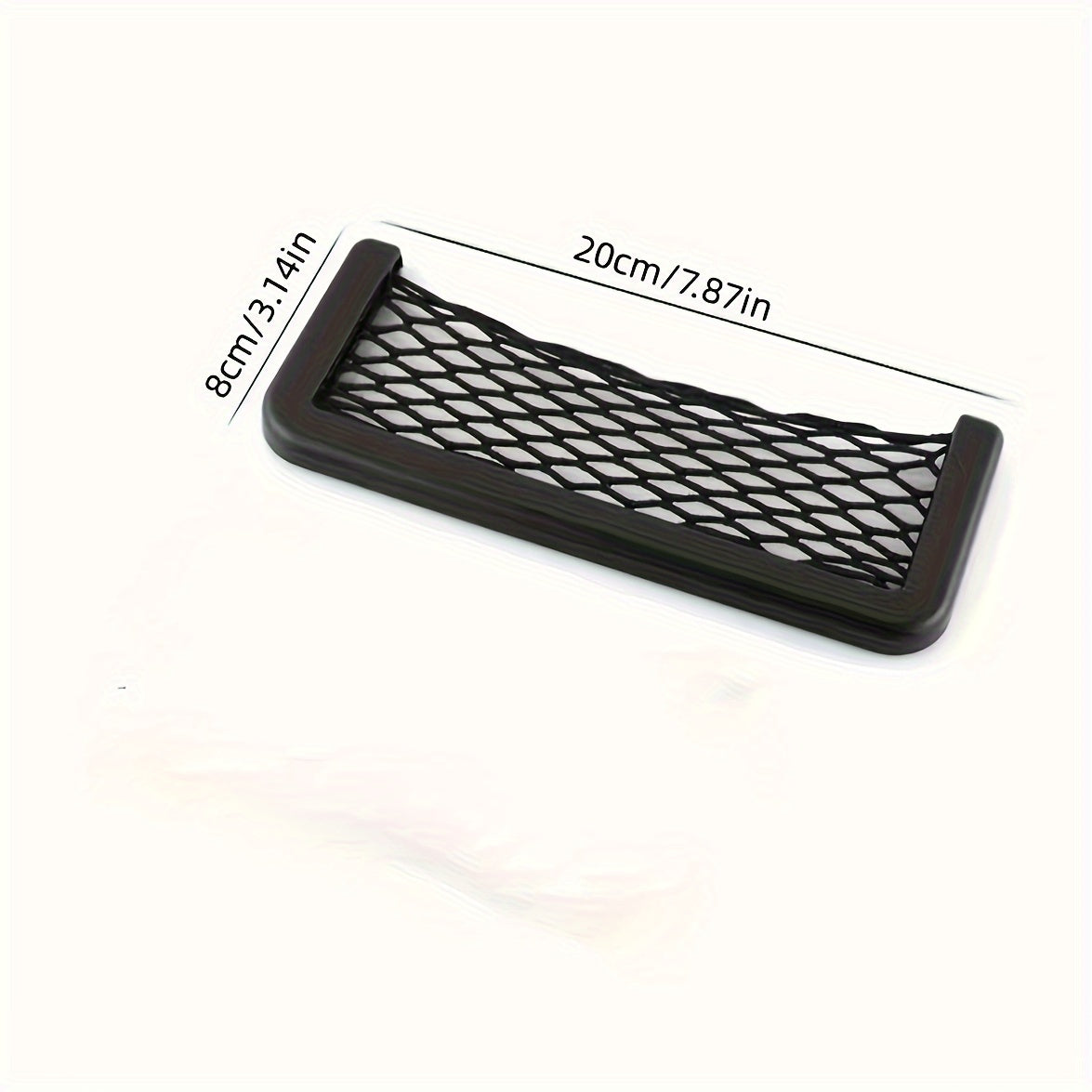 Red de organizadores para coches y barcos, 5 bolsillos de malla para almacenamiento, soporte para teléfono 19.99x8.0 cm