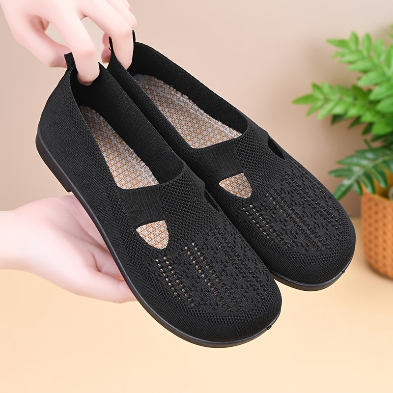 Women's Slip-On Casual Shoes All-Season Fabric Low Top Comfort Sneakers