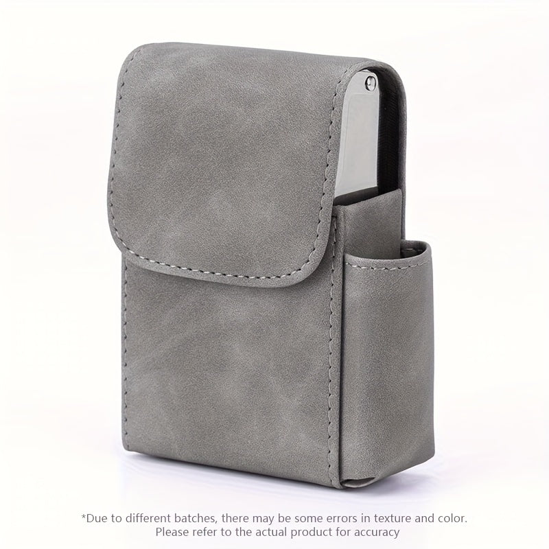 Unisex Metal Cigarette Box Lighter Holder Travel Storage