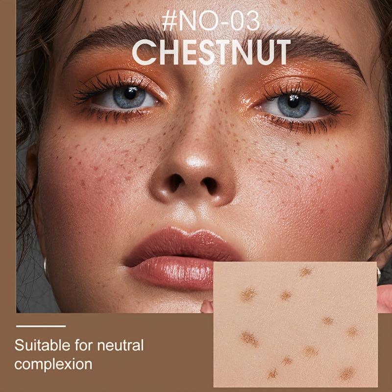 Bolígrafo impermeable para pecas para mujer con 4 tonos, secado rápido, de larga duración