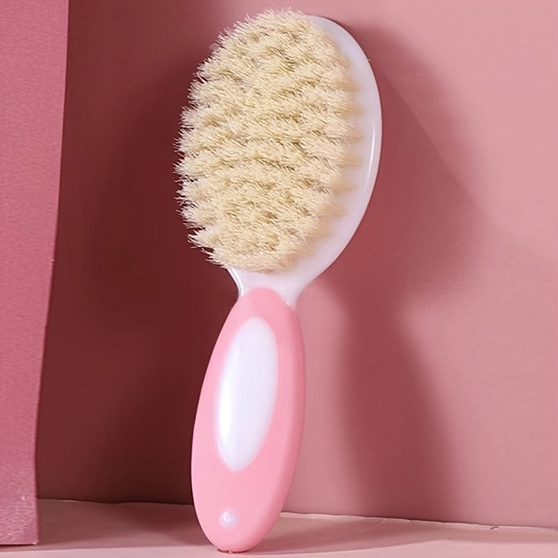 Baby Hair Brush and Comb Set for Infants and Toddlers Soft Bristles Gentle Grooming