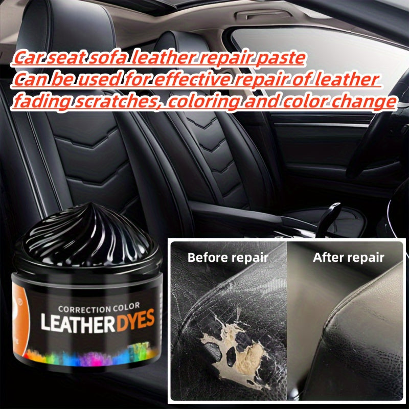 Pasta de reparación para asientos de coche 50g ABS Líquido Cambio de color Removedor de arañazos