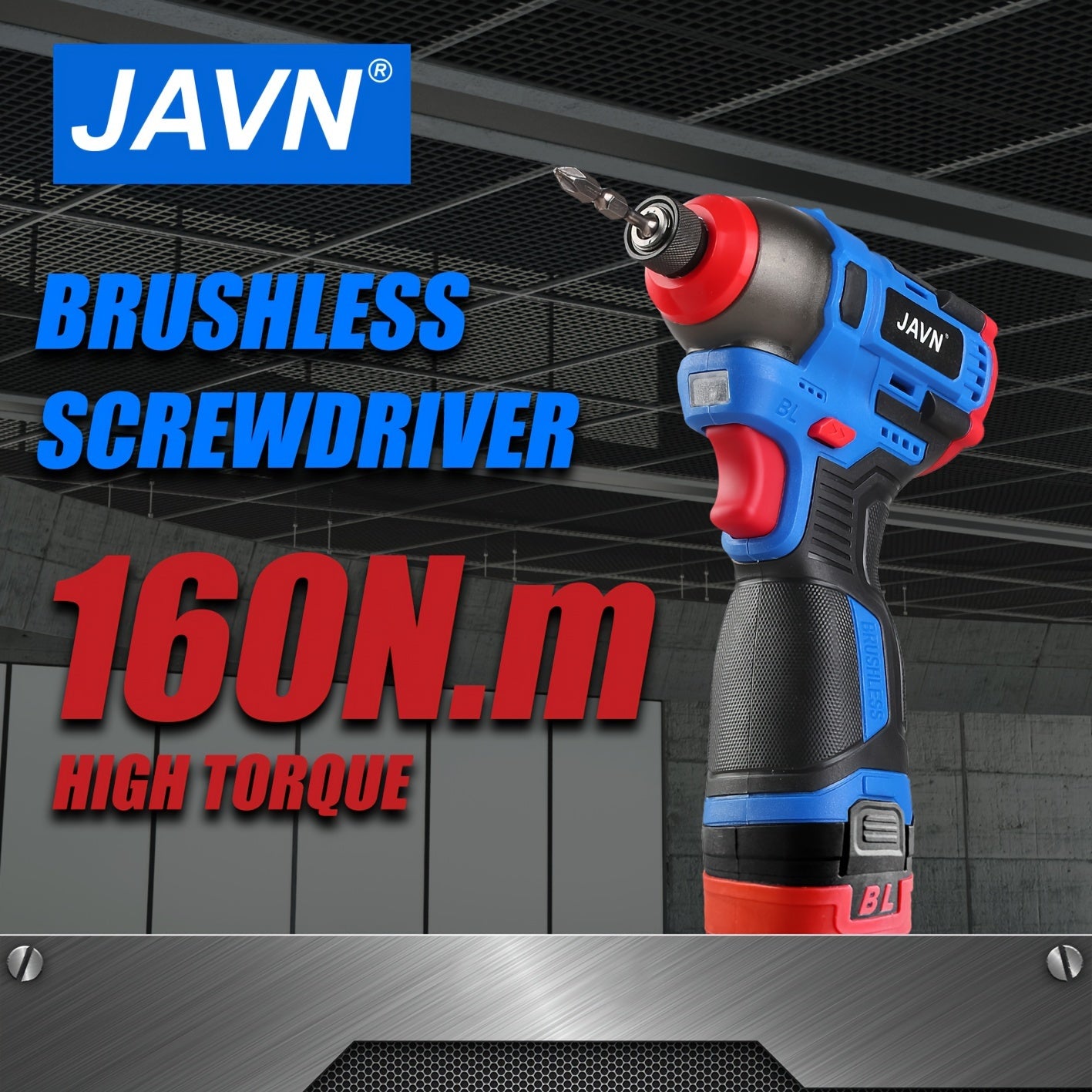 16V Cordless Mini Drill Screwdriver and Impact Driver Set with Lithium-ion Battery