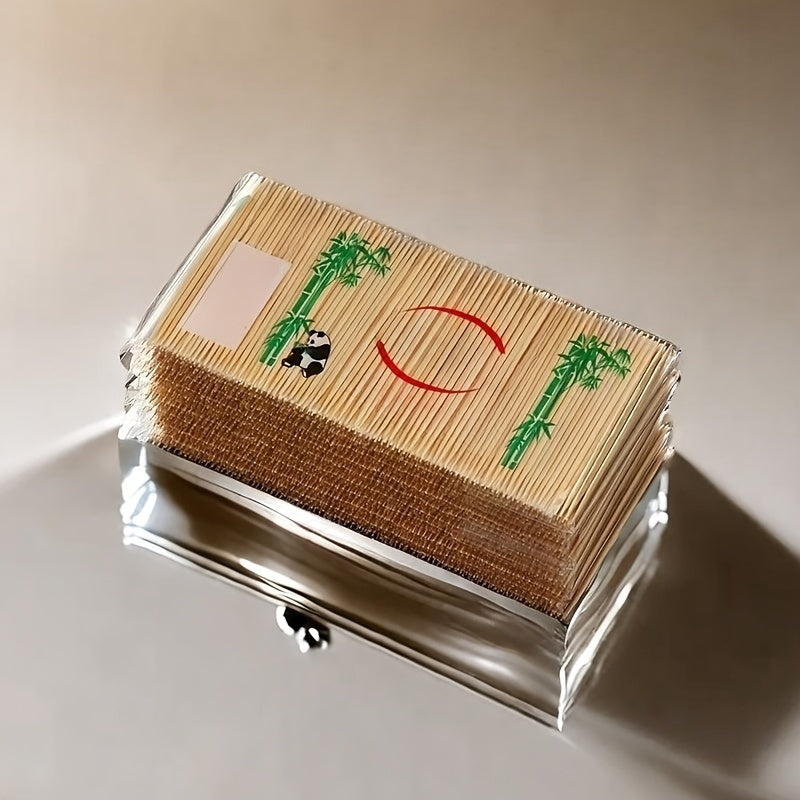 Double-Ended Bamboo Toothpicks Pack of 1000 Disposable Portable