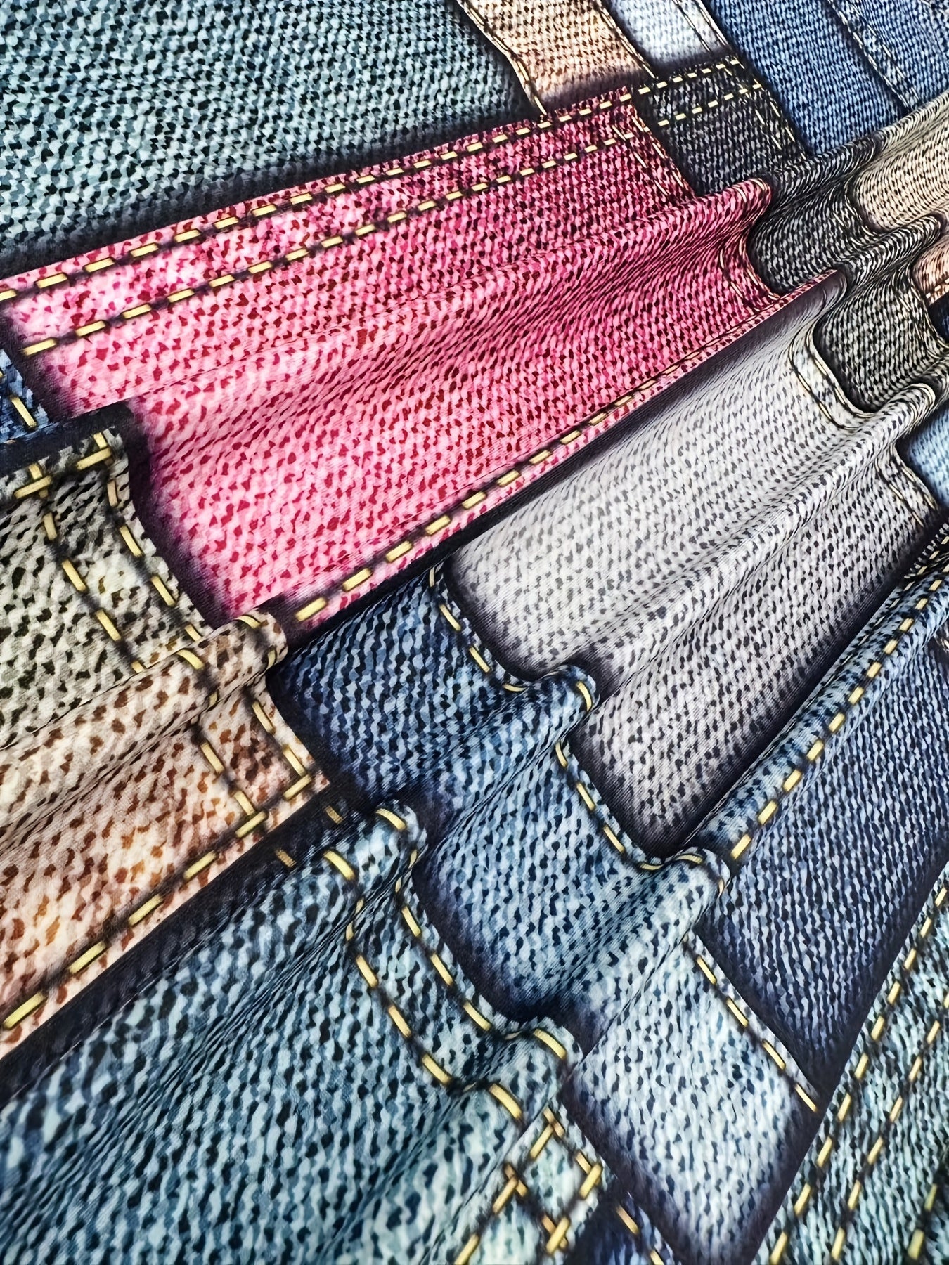 Women's Patchwork Print T-Shirt Polyester Blend Scoop Neck Short Sleeve Casual