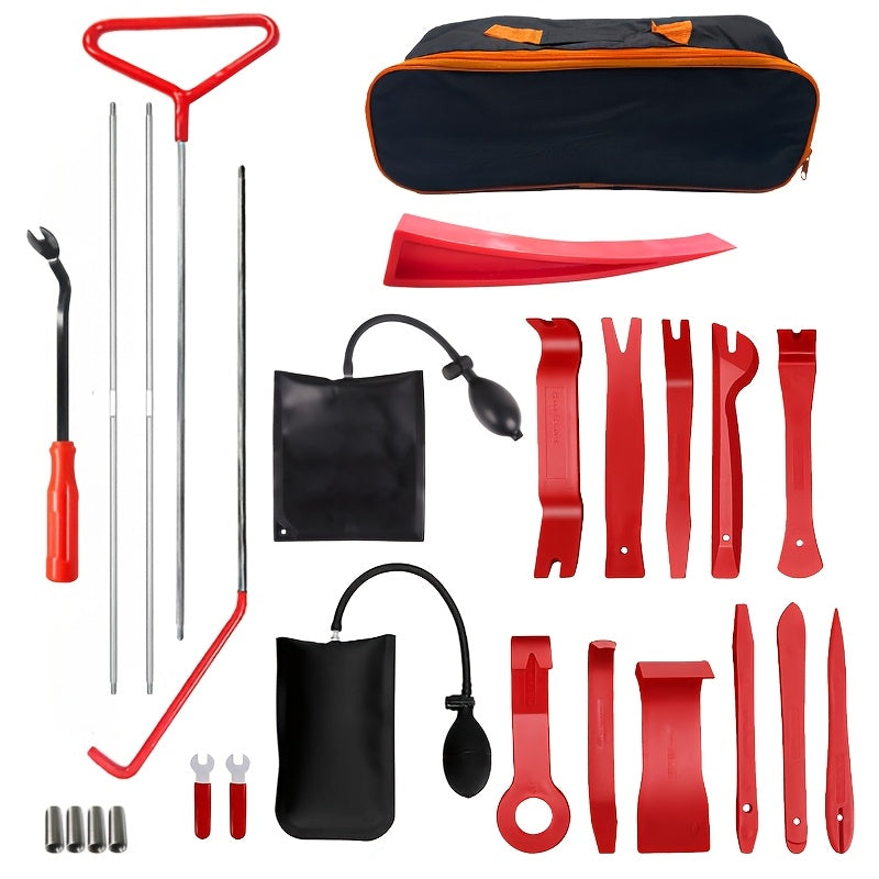 Auto Lockout Tools Kit for Vehicles with Inflatable Wedge and Long Reach