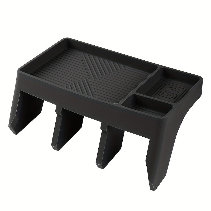 Silicone Storage Box for Car Interior Console Tray Behind Infotainment Screen