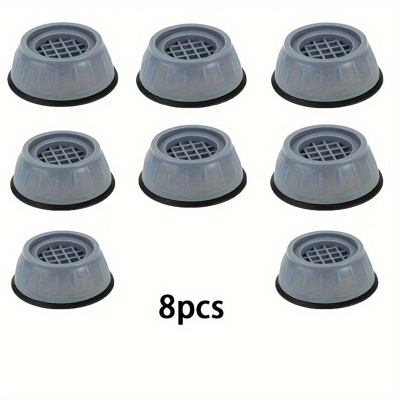 4/8pcs Anti-Vibration Mat Set for Washing Machines and Dryers Noise Reducer