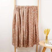 Bamboo va Muslin Yoshlar uchun Qoplama - Zamonaviy Dizaynlar, Qo'l bilan yuvish tavsiya etiladi, Bolalar va Kichkintoylar uchun ideal, Yengil va Qulay, Uxlash va Har kuni foydalanish uchun ajoyib.