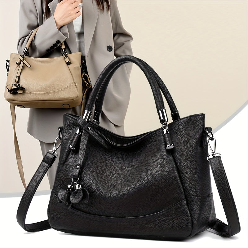 Стильная стеганая сумка для женщин с регулируемым ремнем, застежкой на молнии, полиэстеровой подкладкой, отделкой краев и дизайном на одно плечо.