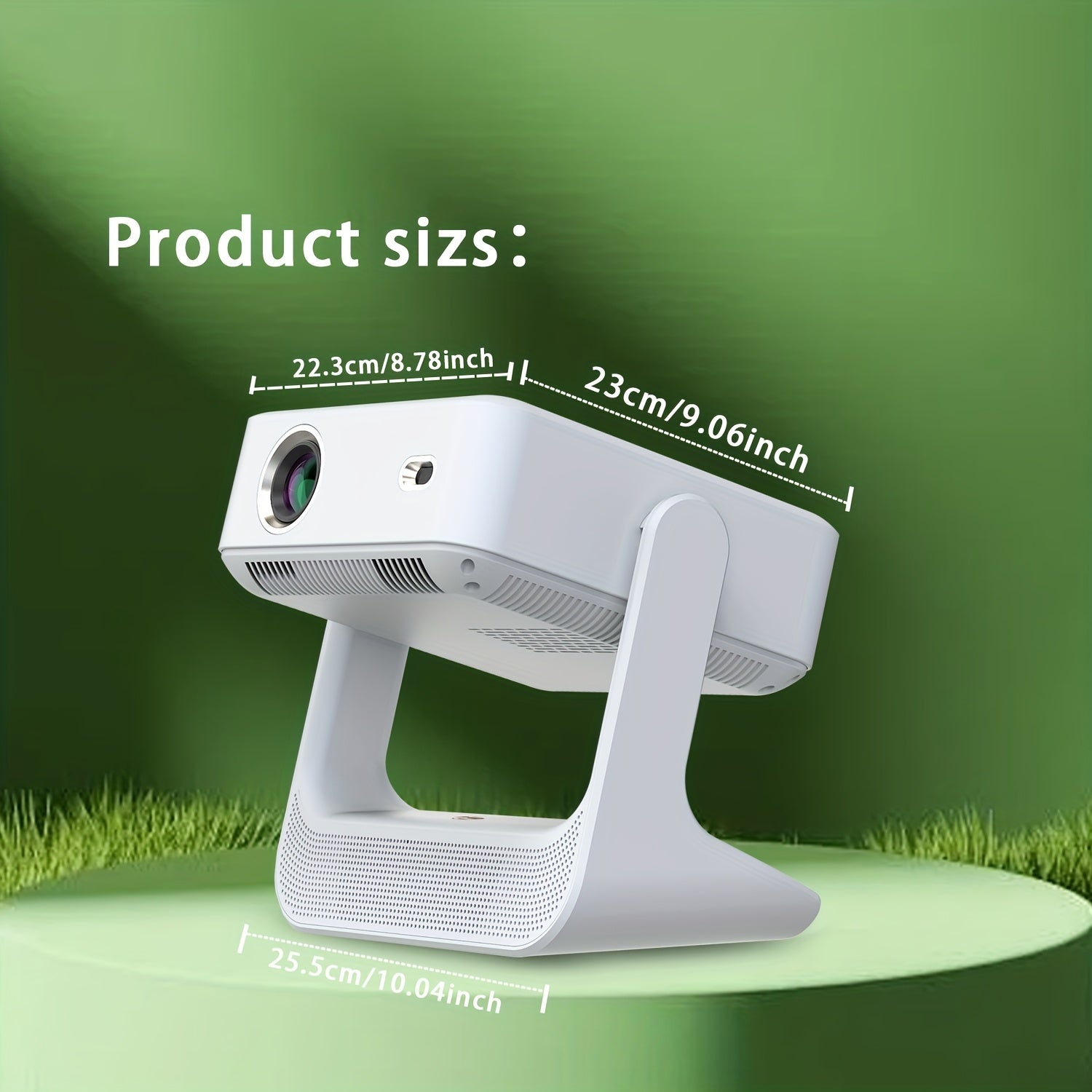 Портативный мини-проектор 1080P Full HD с поддержкой 4K, беспроводной сенсорный экран