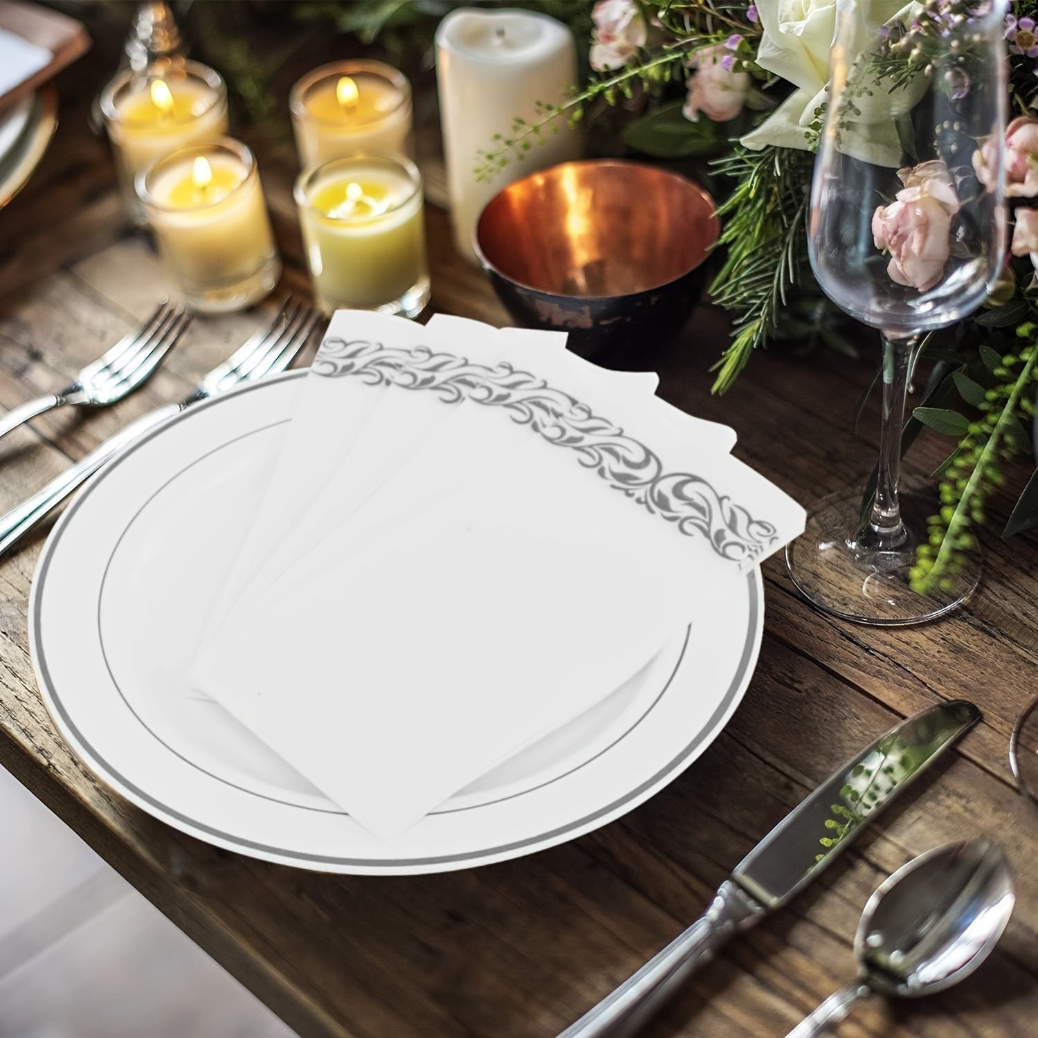 Bir martalik mehmon sochiqlari, 150 ta, oshxona, hammom, ziyofat uchun mato kabi qo‘l sochiqlari