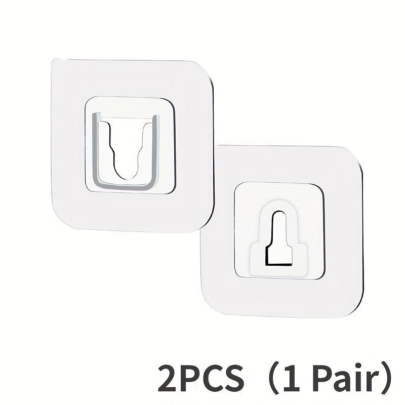 Seamless Snap Fastener Wall Hook Storage Fixture Waterproof Adhesive