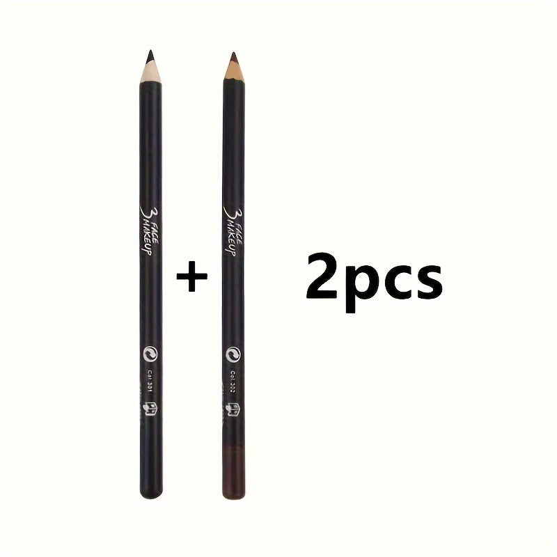 Lápiz de delineador de ojos impermeable para mujer de larga duración y a prueba de manchas