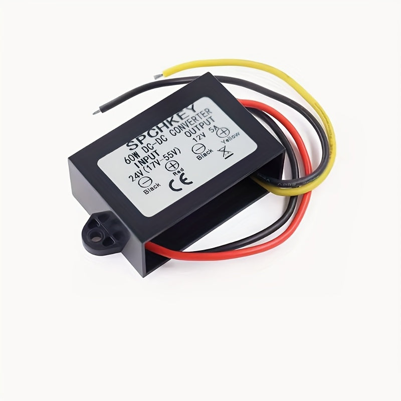24V to 12V 5A DC-DC Power Converter Module for LED Lighting and Electronics