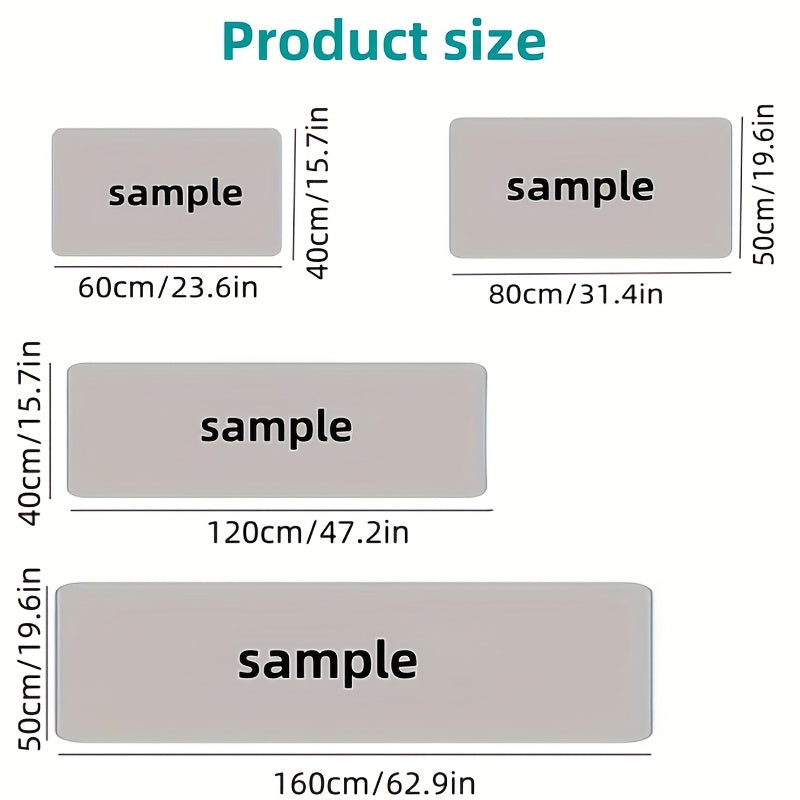 Leopard Print Non-Slip Floor Mat Absorbent Rug for Kitchen Bathroom Entry