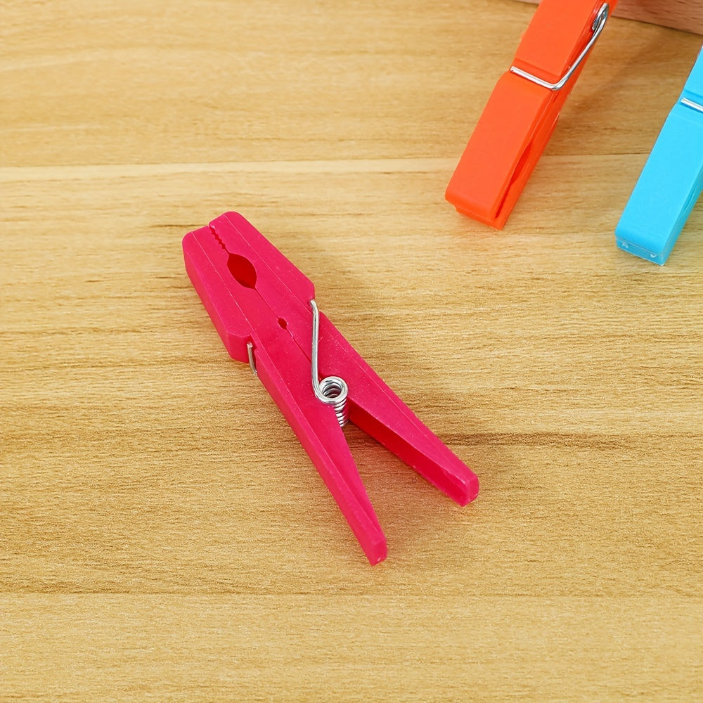 24 разноцветных пластиковых прищепок ручной работы, фотоклипсы, комплект для стирки и организации