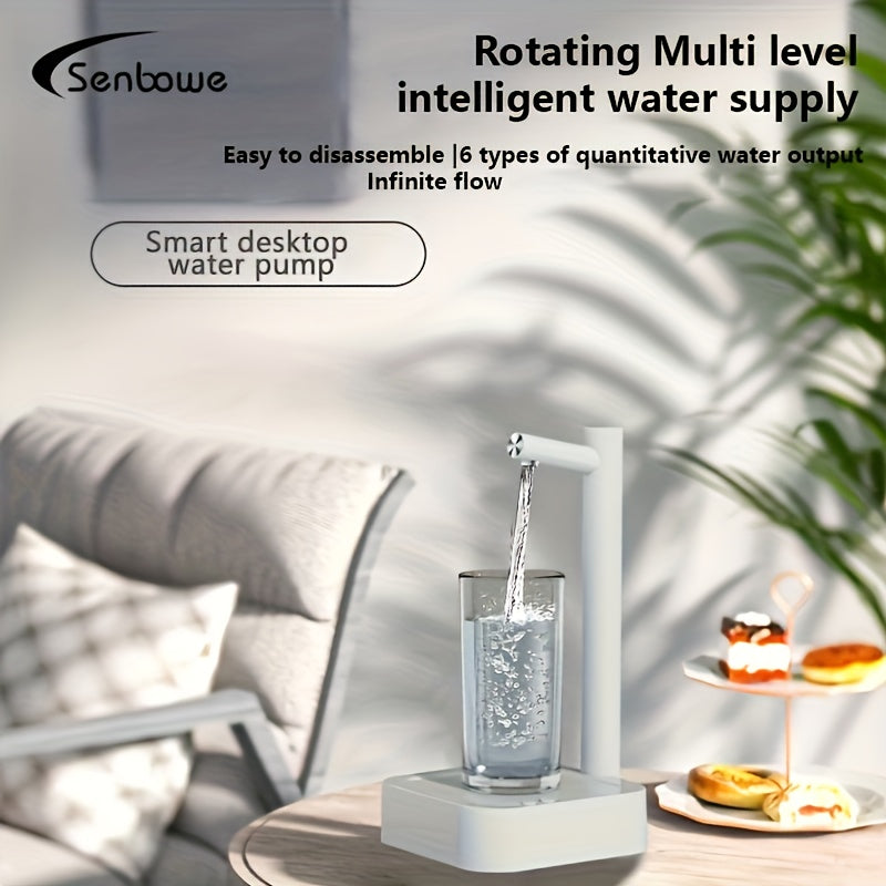 Rechargeable USB Water Dispenser Portable Desktop Pump for Home Office and Outdoors