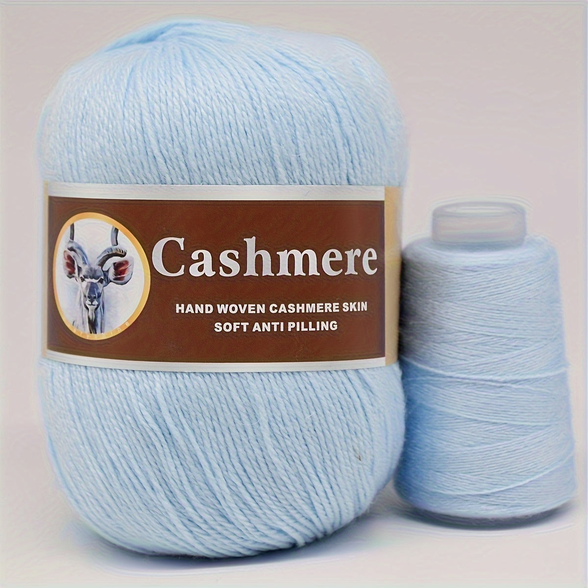 Hand-Woven Cashmere Blend Crochet Yarn 70 Cashmere 320m Assorted Colors