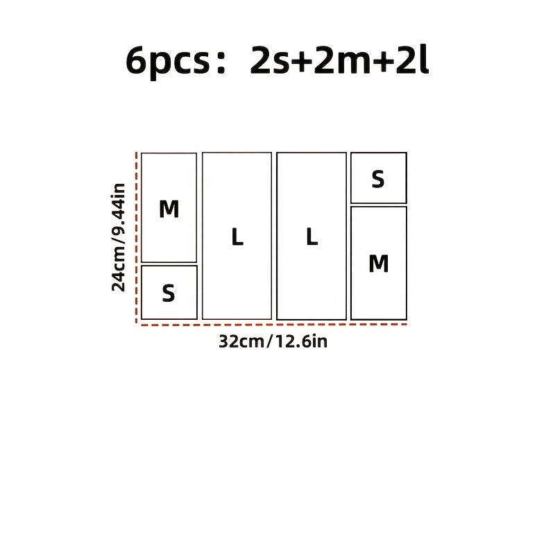 Conjunto de organizadores de almacenamiento de agua transparente de acrílico en 3, 7 u 8 piezas para almacenamiento de cosméticos y artículos de tocador